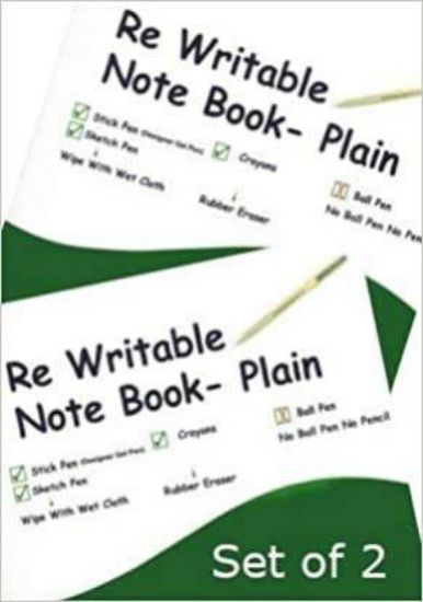 Picture of (Set of 2) Plain Rewritable Notebook